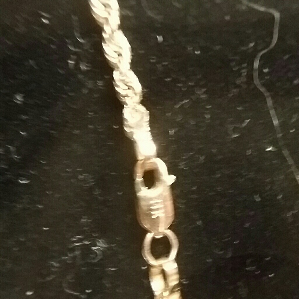 Solid 14k rose gold necklace 20 1/4" - Picture 2 of 5